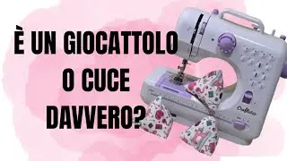 Mini macchina da cucire e un giocattolo o cuce davvero? tutorial di cucito creativo e recensione 