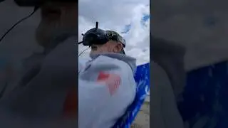 I Hit Myself with my Drone #fpvdrone #fpvbuild #fpvcrash