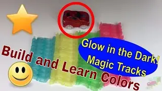 Magic Tracks Toy Car! - Build track and Learn Colors ✅