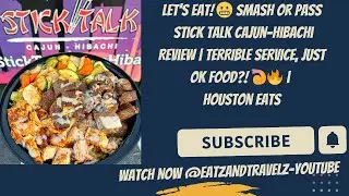 SMASH OR PASS? WE OUTSIDE TRYING NEW THINGS! NEW CAJUN HIBACHI SPOT IN HOUSTON! #review #eats #fypシ