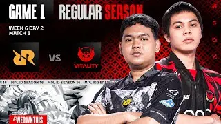 RRQ HOSHI vs BIGETRON BY VITALITY | Regular Season Week 6 Day 2 | Game 1 | #MPLIDS16