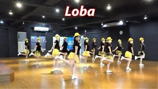 Loba│Line Dance by Colin Ghys, Jo Kinser & John Kinser│Demo & Walk Through║許多│排舞│含導跳║4K