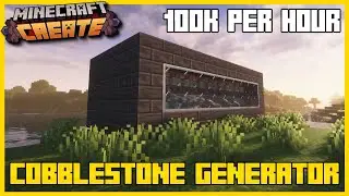 I Made a Super Compact Cobblestone Farm | Create Mod