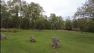 The Nine Ladies Stone Circle. #motorhome #walks in the Peak District #nine ladies #short walks
