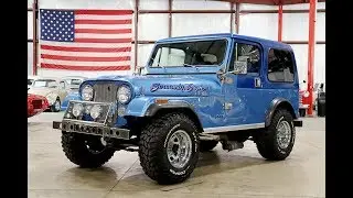 1976 Jeep CJ 7 Blue