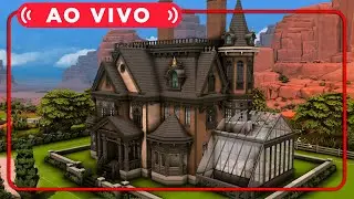 🔴 LIVE DE CONSTRU&Ccedil;&Atilde;O + COMENTANDO AS FOFOCAS - The Sims 4