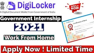 Government Internship 2021| Work From Home Internship | Free Internship Certificate
