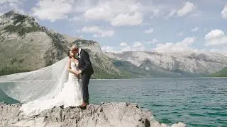 Elegant Summer Wedding at Cornerstone Theatre Canmore | Aina & David