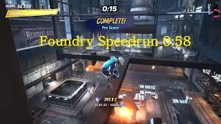 Tony Hawk's Pro Skater 3 + 4 Foundry Speedrun 0:58