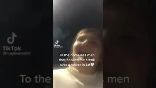 Homeless Men Cooked Me Steak Over A Sewer #Shorts