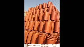 Red Color Spanish Khaprail Roof Tiles Design In Pakistan Home Delivery Service 0300-4617715