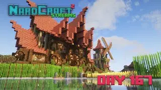 Nardcraft Season 2 | DAY 166 - Auto crafting dispensers - Minecraft Stream VOD