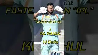 Fastest 50 in IPL HISTORY 🔥🔥🔥😎 #trending #ytshort #shortsvideo #klrahul