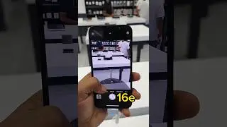 Apple iPhone 16e Wide Camera Zooming Test