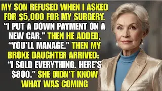 My Son Refused $5K for My Surgery — My Broke Daughter Gave Me Everything...