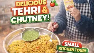 Simple Tehri & Green Chutney 🍚🌿 | Real Indian Kitchen Vibes