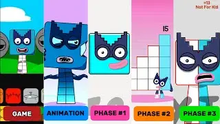 Спрунки (персонаж) | Пятнадцать из NumberBlocks | Анимация игры, этапы 1, 2, 3 | ИСПРАВЛЕНИЕ