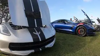 Cops and Rodders Pontiac PowWow 2019, Classic and Modern American Muscle Car show