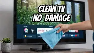 The Best Way To Clean Your Flat TV Screen Safely!