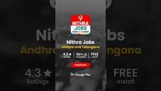 Jobs For Every Qualification | Trial Free Job Posting | Nithra Jobs App Telugu