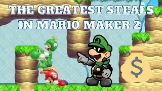 The Greatest Steals in Super Mario Maker 2 Multiplayer / Funny Moments