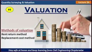 Valuation of Property / Methods of valuation / Rent Return method / Replacement cost method