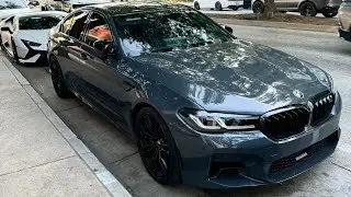 M5 COMP CUTTING UP TWIN TURBO HURACAN