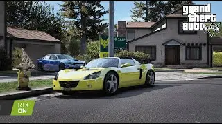 GTA 5 RTX On + Top Level Graphics Mod With Real Life - BMW 760 Limousine & Dodge SRT Hell Cat