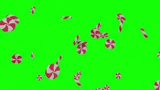 Candy  green screen