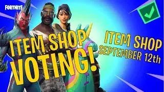 *NEW* ITEM SHOP VOTING! Community Choice Event for Fortnite: Season X