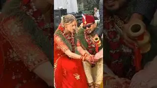 Pure Love! Nepali Marriage with a Foreigner ❤️🇳🇵#short #wedding #trending #viralvideo