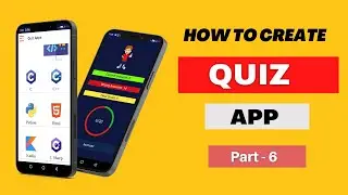 Create Quiz App in Android Studio | Quiz Application Using java | Online Quiz Application | Part -6