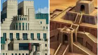 THE UK SECRET SERVICE BUILDING IS A BABYLONG ZIGGURAT TEMPLE/ INFO ON HIGH WITCHCRAFT IN THE UK
