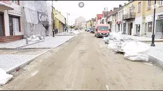 Jak przebiegają prace przy przebudowie centrum Końskich? Sprawdzamy to