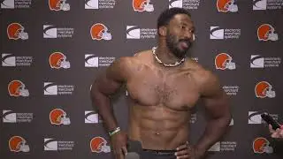 Myles Garrett Press Conference | October 25th, 2024