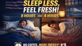 How to Sleep LESS and Wake Up FRESH Like the Japanese (No Coffee!)