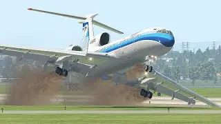 Worst Emergency Landing Ever With The Nose Down |Xplane 11