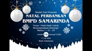 Ibadah Dan Perayaan Natal Perbankan BMPD Samarinda