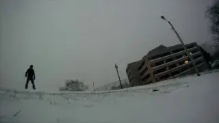Vlog 03: Snowboarding Behind a Husky!!
