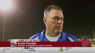 Coach Interview: Mt. Enterprise's Scott Ponder