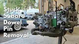 Subaru EJ257 Stuck Dowel Pin Removal