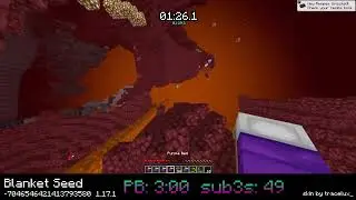 Blanket Seed - 2:58 (50th sub3 seed completion)