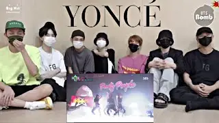BTS Reaction to Blackpink 'Yonce'  performance video (Fanmade 💜)
