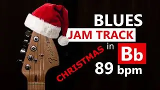 Blues Backing Track in Bb  (89 bpm) - Merry Christmas!