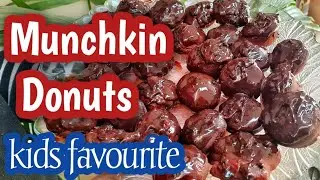 how to make munchkin donuts |complete and easy recipe|#donuts #munchkin #chocolatemunchkin