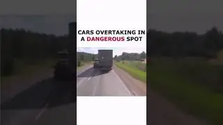 Car Crash compilation : Overtaking in a Dangerous Spot