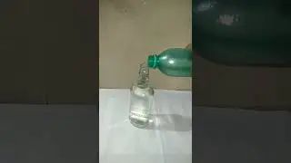 Simple experiment with Paper and Bottle #shorts #crazy