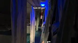 Inside 2AC Train coach of Indian Railway #2ac #coach #inside #indian #railway #travel #journey #fyp