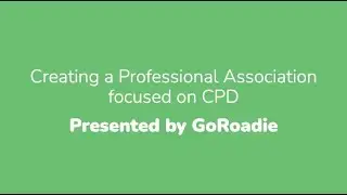 Creating a professional driving instructor association focussed on CPD