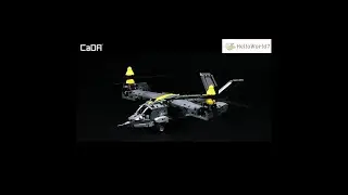 #helloworld7#1436+PCS CaDA Tiltrotor Aircraft Model#rc planes#rocket models#models paint#rc airplane